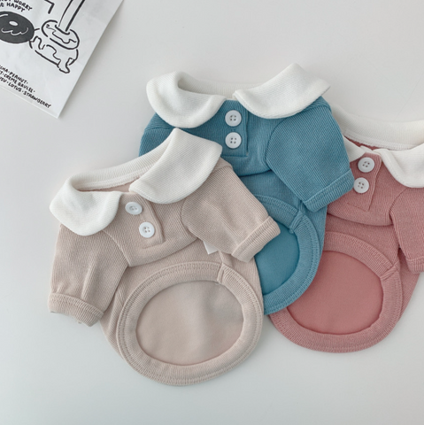 Pastel Collared Tee (3 Colors)
