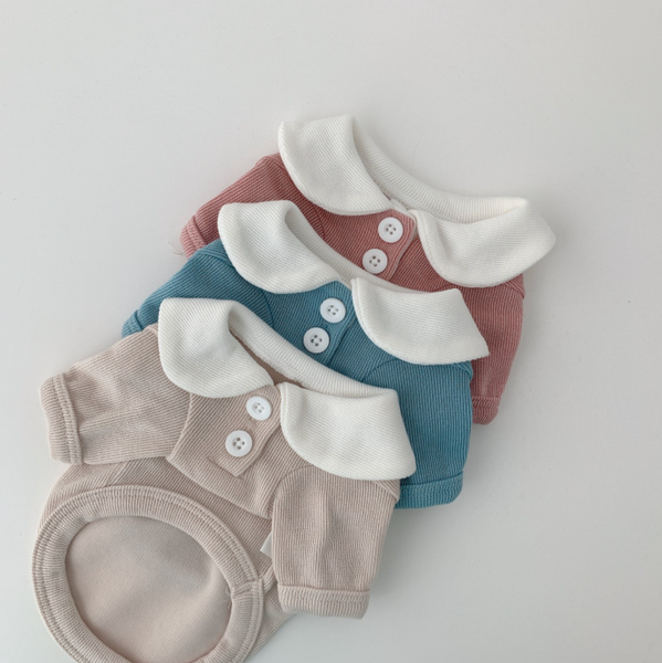 Pastel Collared Tee (3 Colors)