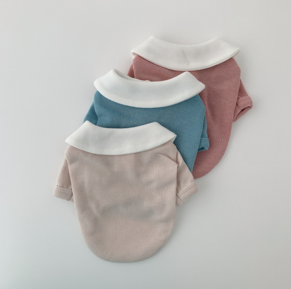 Pastel Collared Tee (3 Colors)