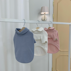 Pastel Turtleneck Collar Tee (3 colors)