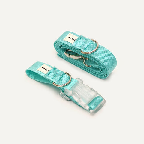 Makit Baby Mint Collar & Leash Set